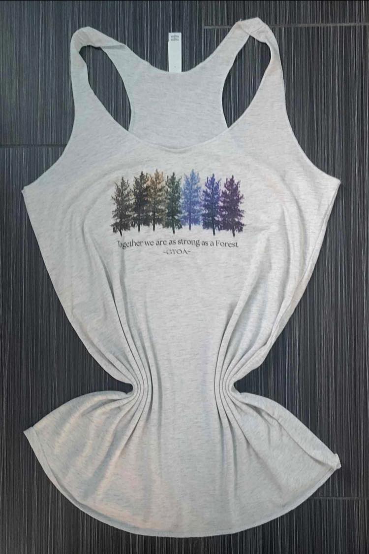 Girl Talk of Age Forest Women's Racerback Tank