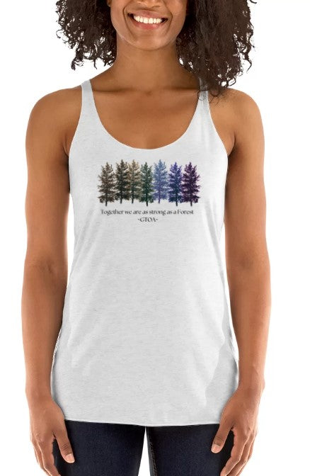 Girl Talk of Age Forest Women's Racerback Tank