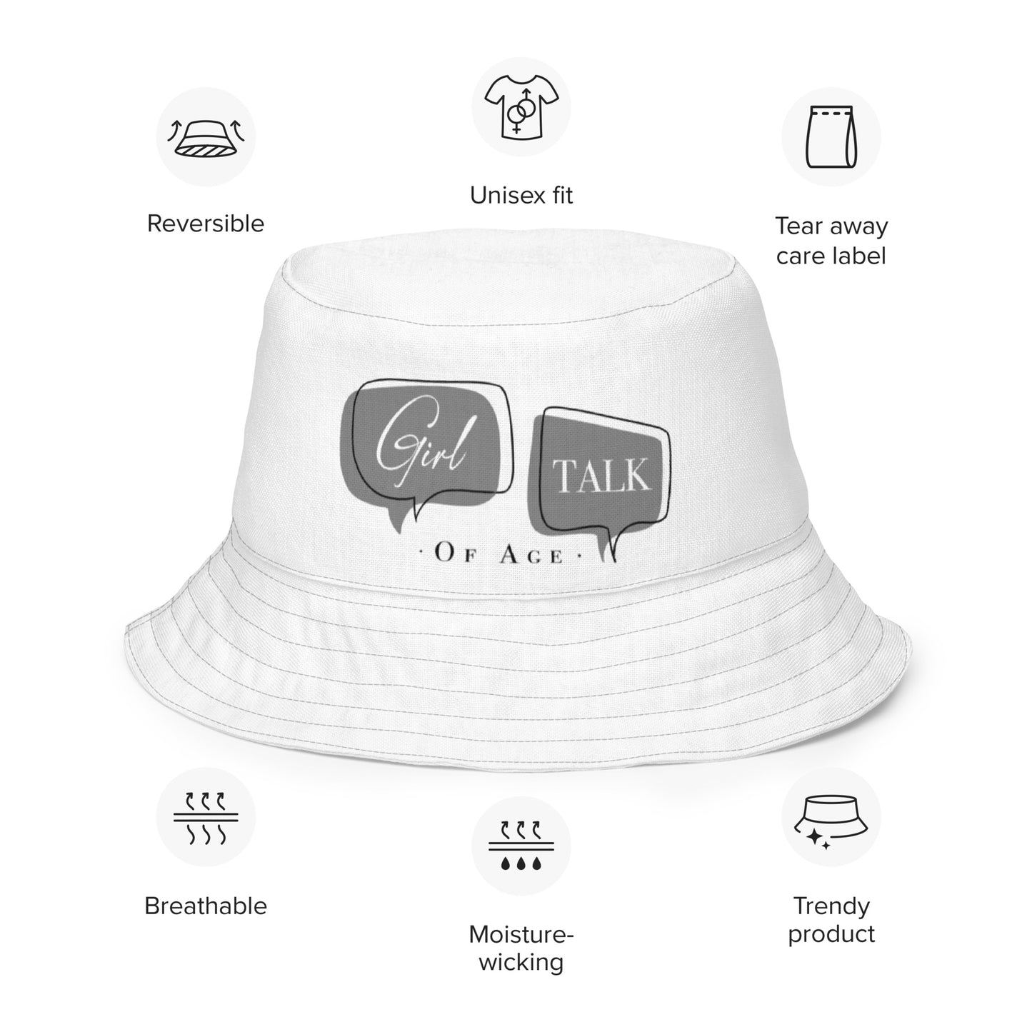 GTOA Forest and Logo Reversible bucket hat