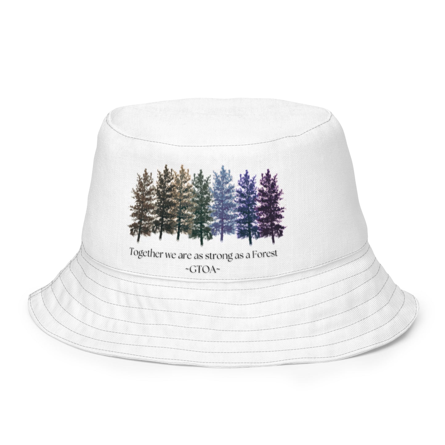 GTOA Forest and Logo Reversible bucket hat