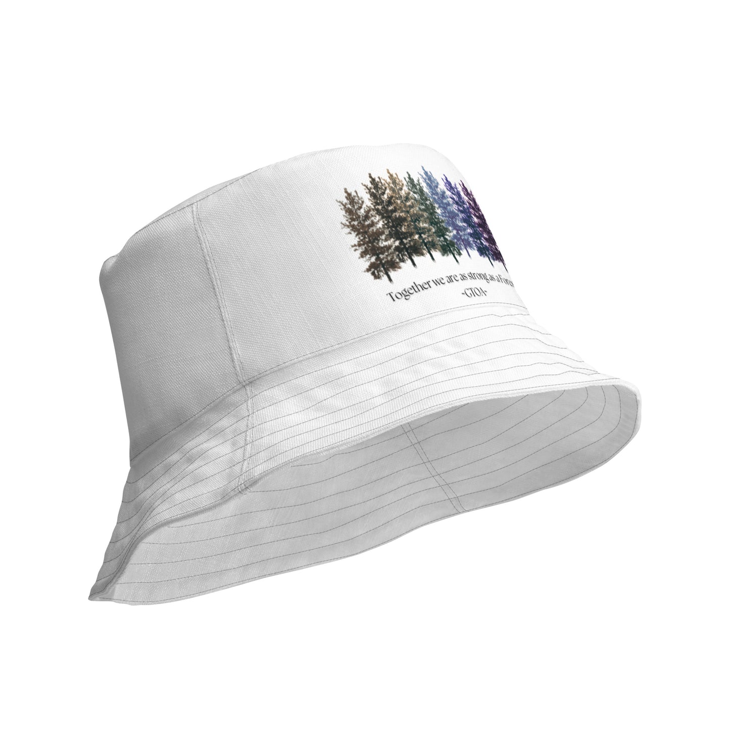 GTOA Forest and Logo Reversible bucket hat