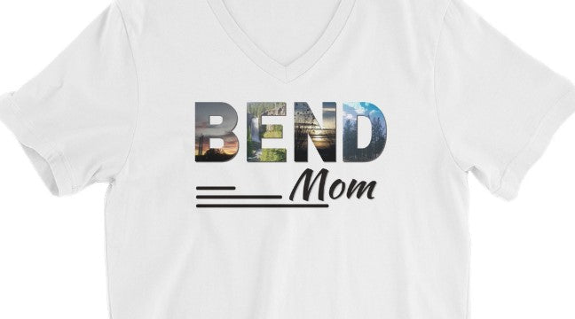 BEND Mom Short Sleeve V-Neck