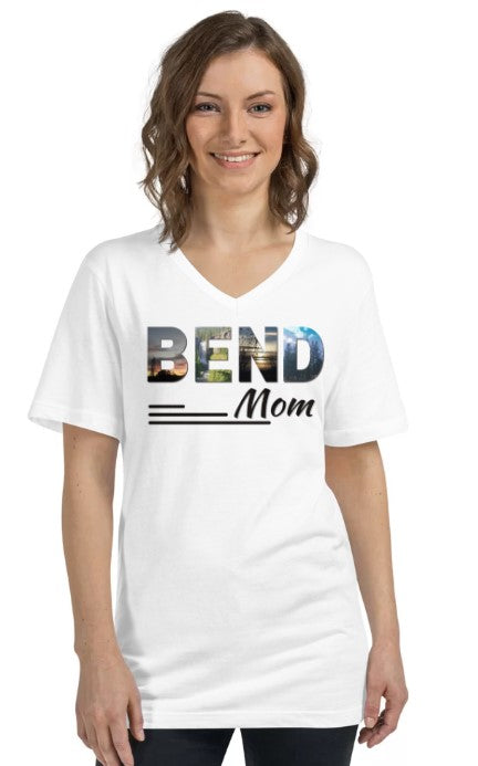 BEND Mom Short Sleeve V-Neck