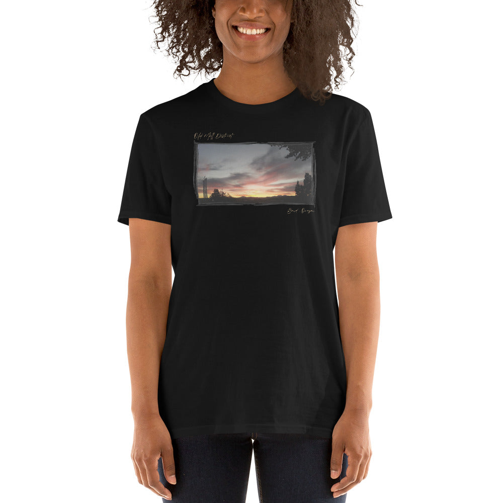 Old Mill District, Bend, Oregon Short Sleeve Crew (Black and Charcoal)