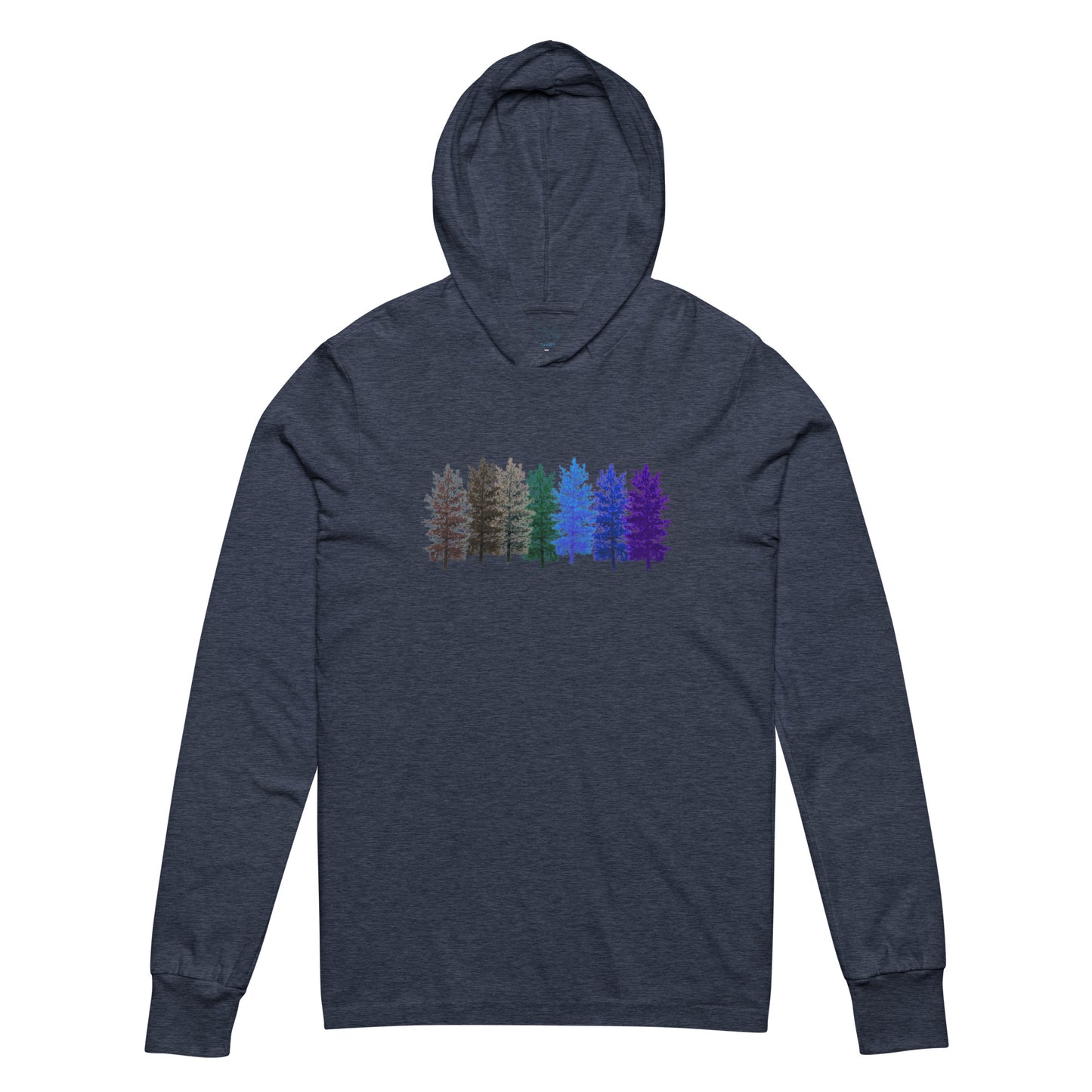 Vibrant Pines Hooded Long-Sleeve tee (3 Colors)