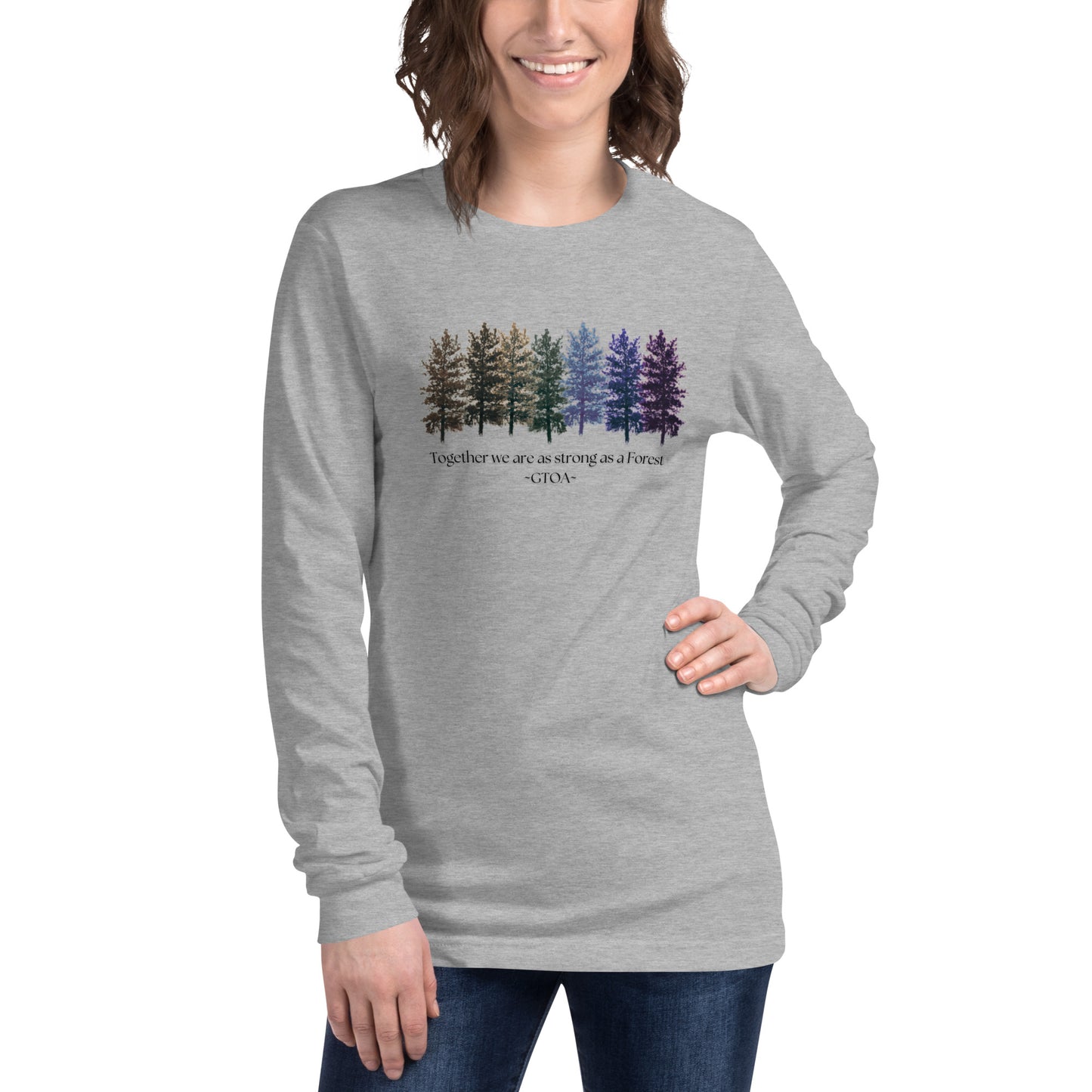 Girl Talk of Age Forest Long Sleeve Tee