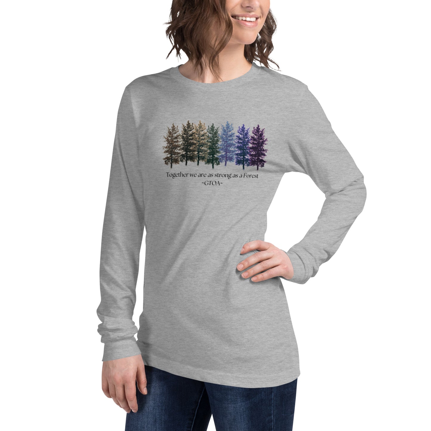 Girl Talk of Age Forest Long Sleeve Tee