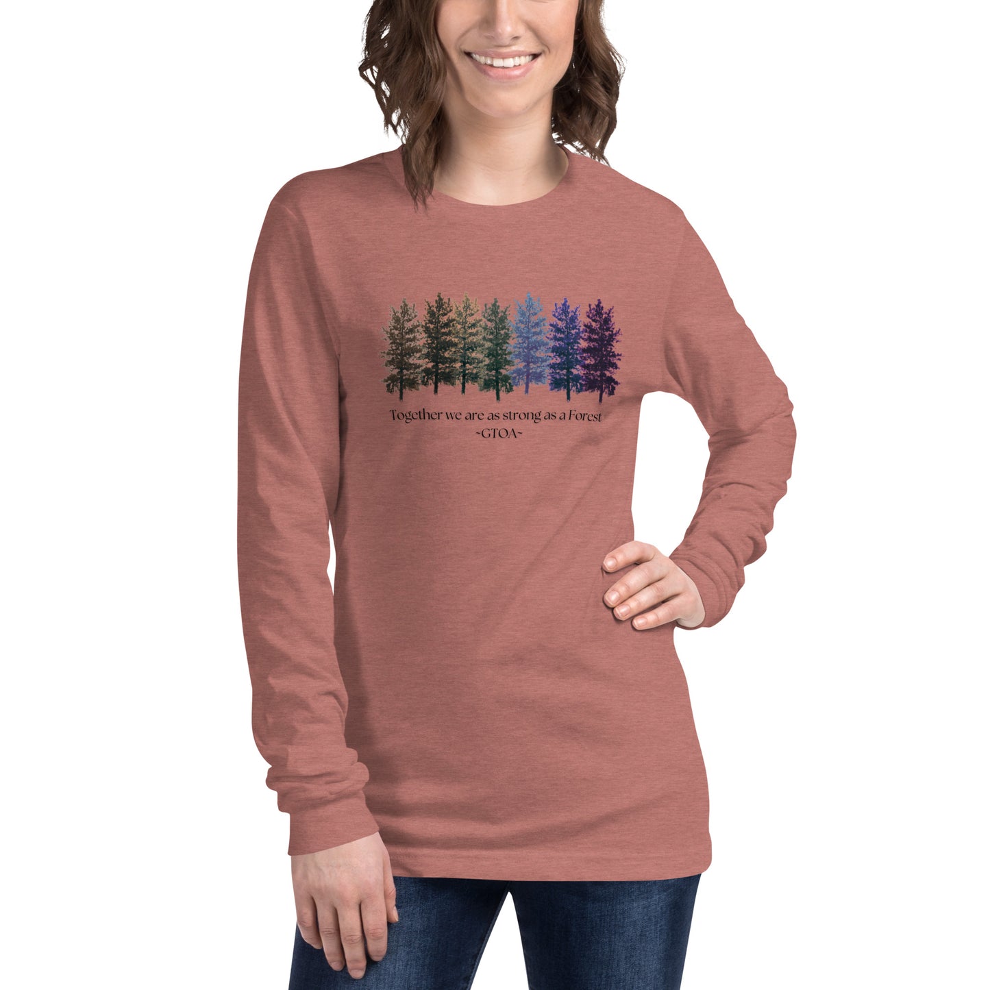 Girl Talk of Age Forest Long Sleeve Tee