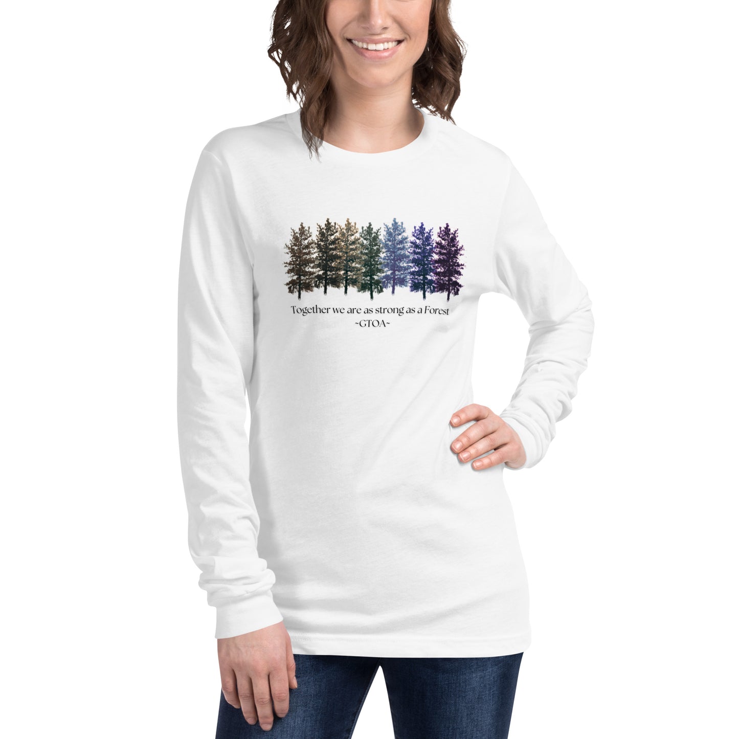 Girl Talk of Age Forest Long Sleeve Tee