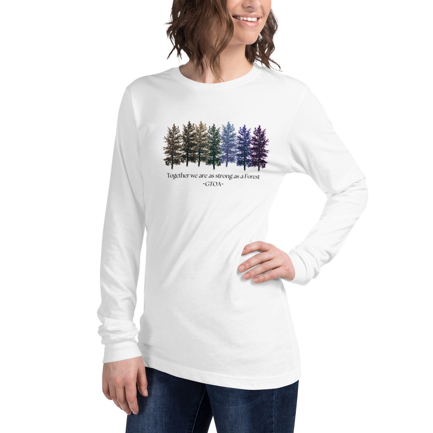 Girl Talk of Age Forest Long Sleeve Tee