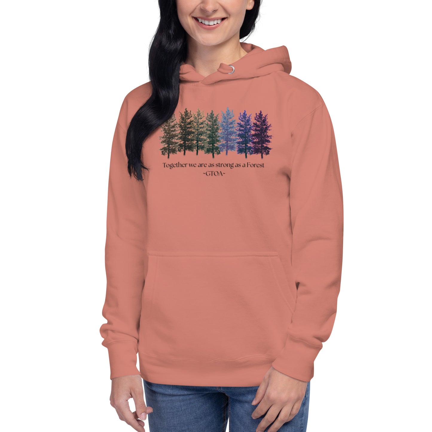 Girl Talk of Age GTOA Forest Hoodie